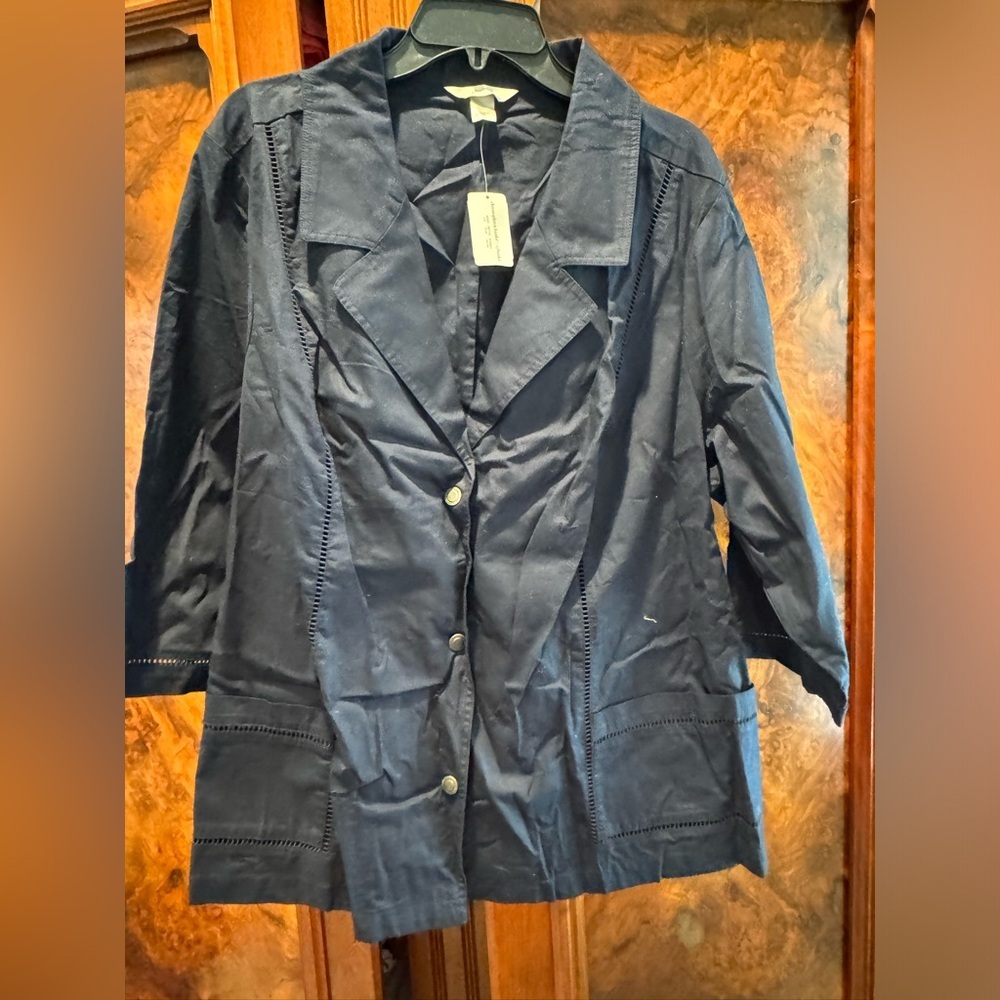 Christopher & Banks Navy Jacket